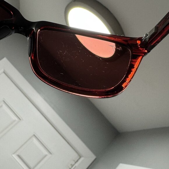 Maui Jim Jacaranda MJ 763-07C Square Tortoise Polarized Sunglasses Pink Lens